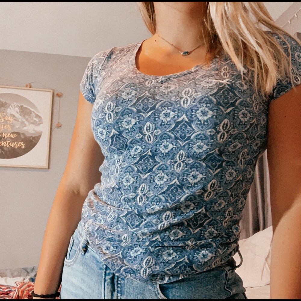 Hollister blue shirt size small